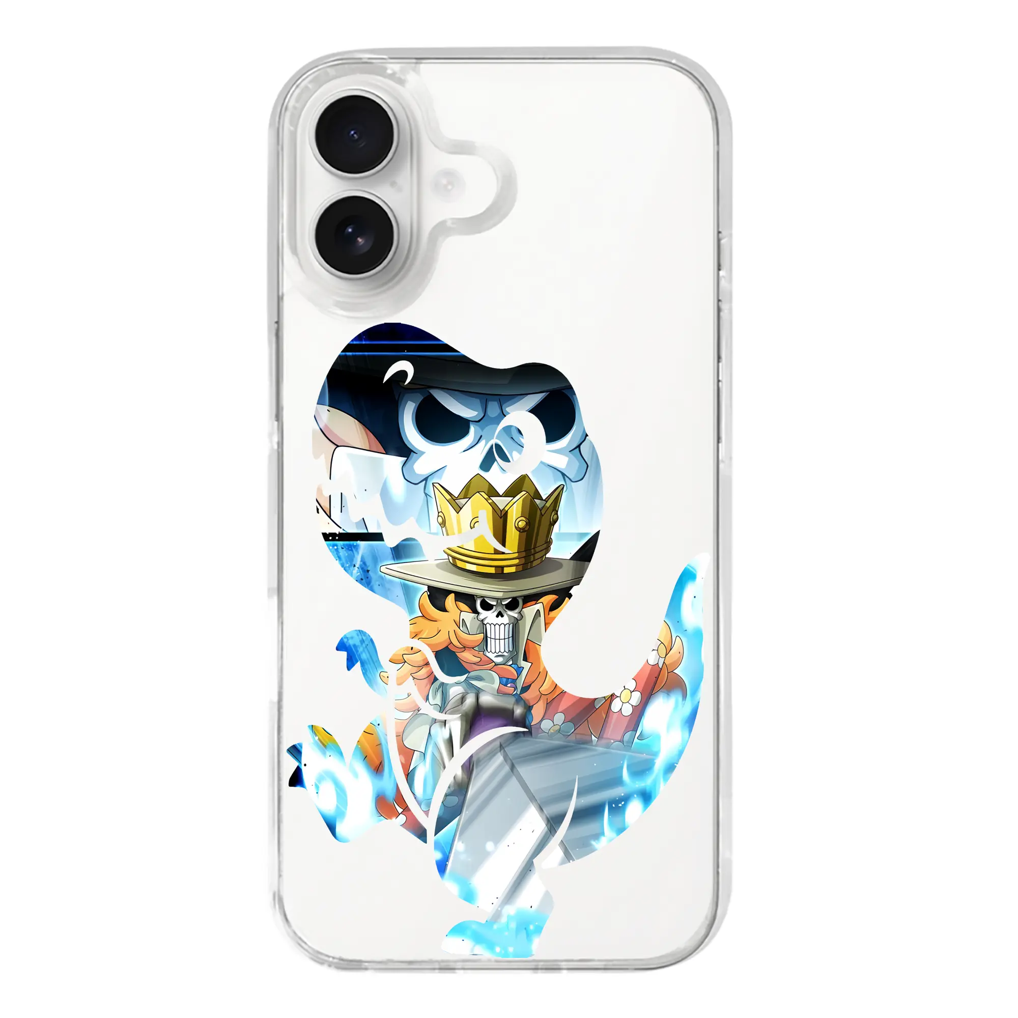 ワンピース グッズ ブルック - iPhone 17シリーズ 透明スマホケース – 薄型・耐衝撃・精密フィット保護カバー